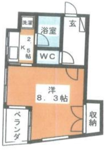 ニューサンメグロの間取り