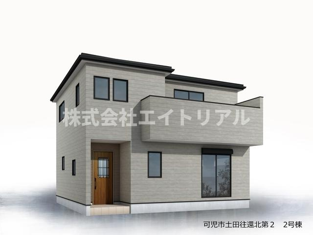 可児市土田往還北　第2　全3棟の外観パース|外観イメージ