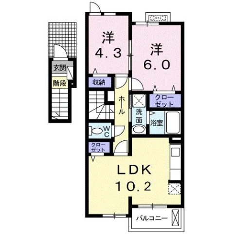 ヴァイデ　リーサの間取り