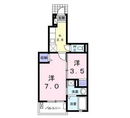 エレガンスの間取り