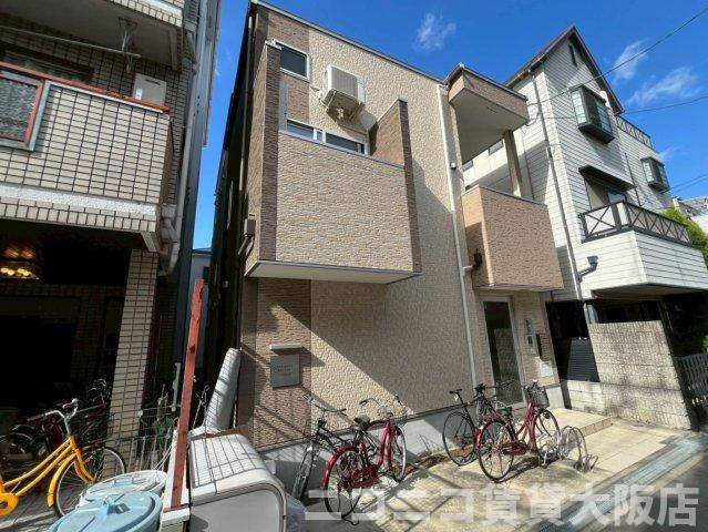 大阪市旭区高殿７丁目のアパートの外観