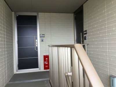 グランマスト ベレオ林町 Ａ棟の玄関