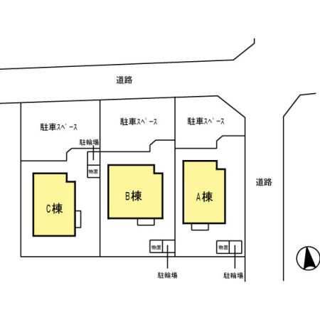 ファベルテンポ和田東　C棟の区画図