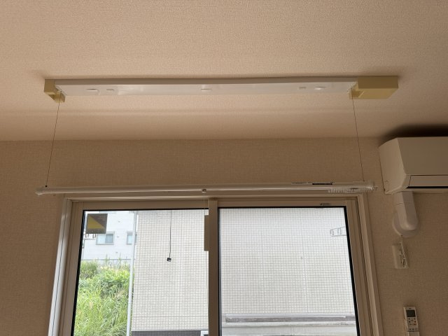 アインス C棟の内装|室内物干し