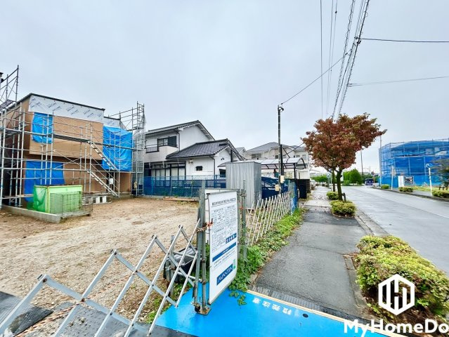 春日井市前並町　7期の前面道路含む現地写真