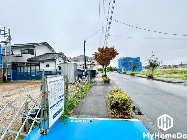 春日井市前並町　7期の前面道路含む現地写真