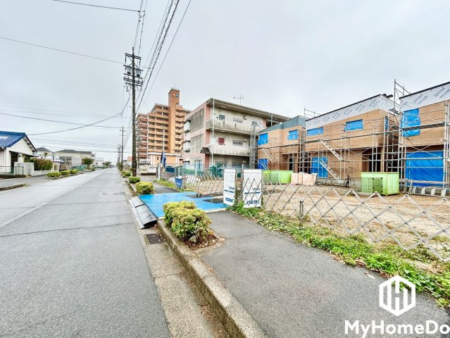 春日井市前並町　7期の前面道路含む現地写真