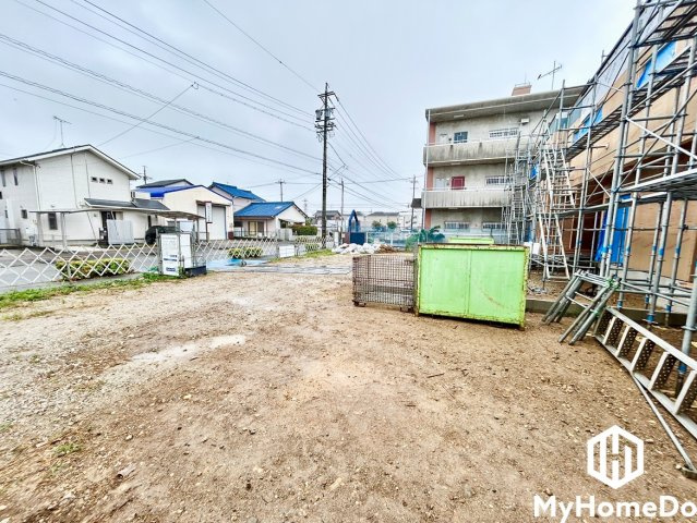 春日井市前並町　7期の前面道路含む現地写真