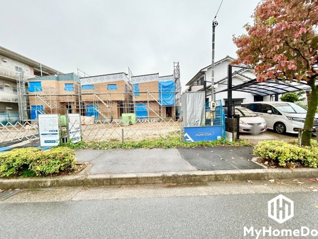 春日井市前並町　7期の前面道路含む現地写真