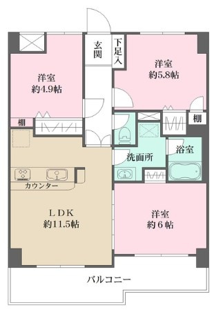 コート・イシハラの間取り