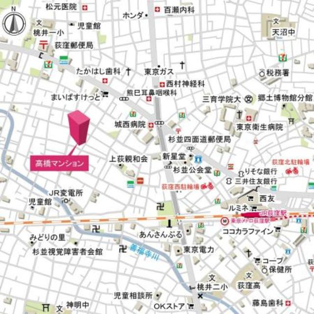 高橋マンションの地図