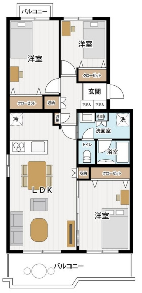 蓮田駅前住宅　六号棟