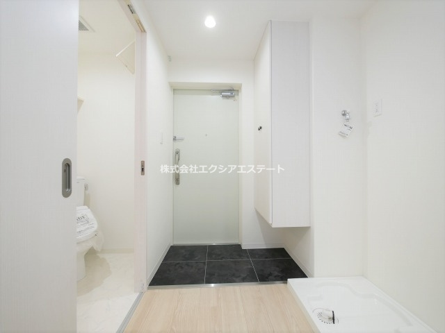 大阪市阿倍野区昭和町１丁目の賃貸マンションの玄関