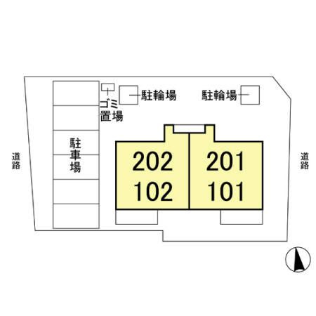 メゾンクレールの区画図