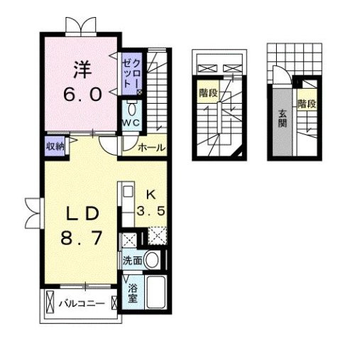 バレーノの間取り