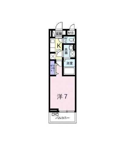 プリムローズＫⅤの間取り