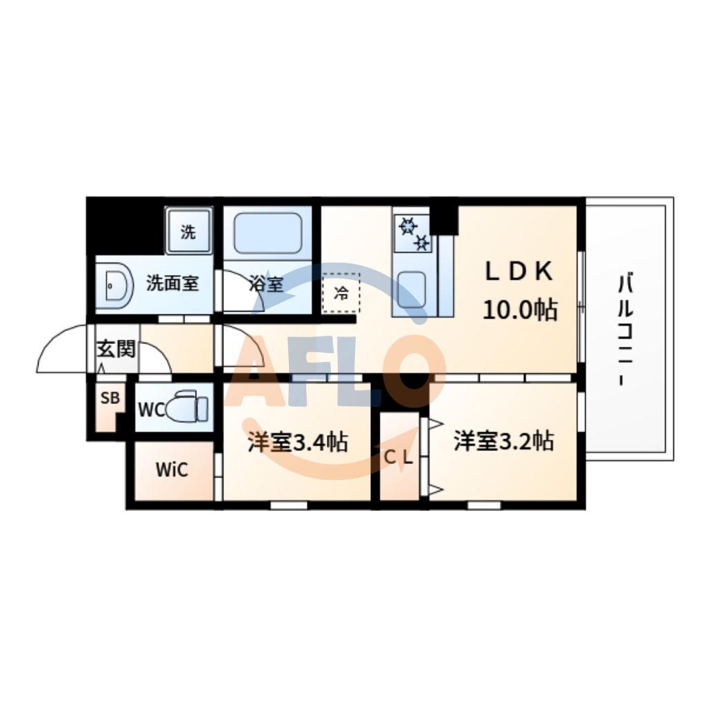 ソルテラスUMEDA NORTHの間取り