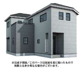 【外観パース】 | 上尾市原市第9　新築戸建　