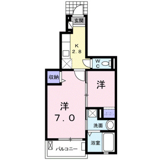 【間取り】 | エレガンス | 間取りです。