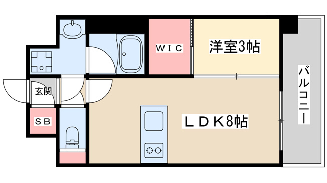 【間取り】 | エスリードレジデンス　ザグラン新大阪フラッツ