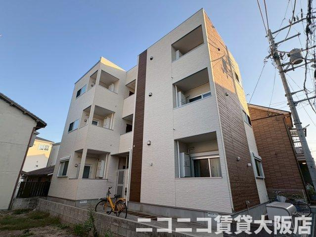 大阪市城東区中浜２丁目のアパートの外観