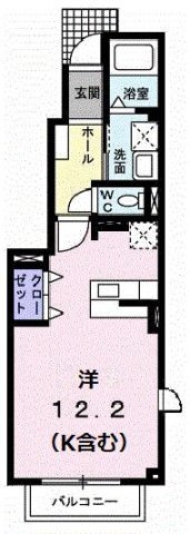 エテルノ　ノーヴァＢの間取り