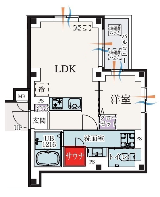 練馬区関町北5丁目マンションの間取り