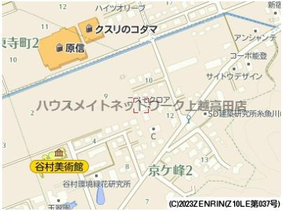 コスモクロアＢの地図|位置図