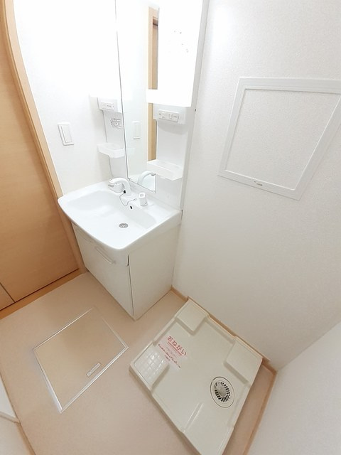 コスモクロアＢの洗面所|洗髪洗面化粧台