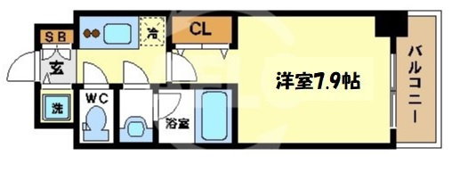 S-RESIDENCE福島Luxeの間取り|S-RESIDENCE福島Luxe　間取り
