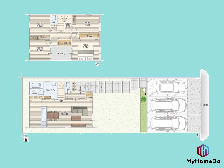 春日井市前並町　7期の間取り