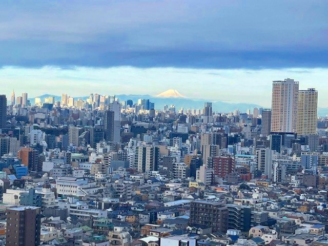 東京アルバタワーの展望|手を伸ばせば、ふれることが出来そうな環境が、そのままインテリアになったような印象です。その豊かな眺望にふさわしい空間には、通風・採光にも優れ、心地よい光と風があふれています