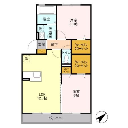 フローラの間取り
