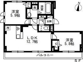ディーズプラス西大島の間取り