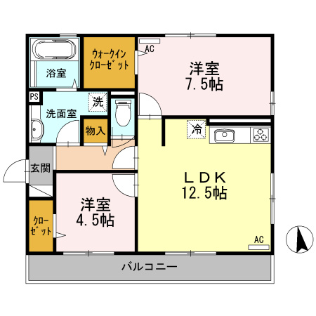 Ｓの間取り