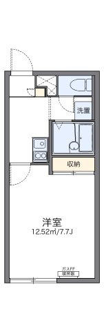 レオパレスコンフォート石山Ⅱの間取り