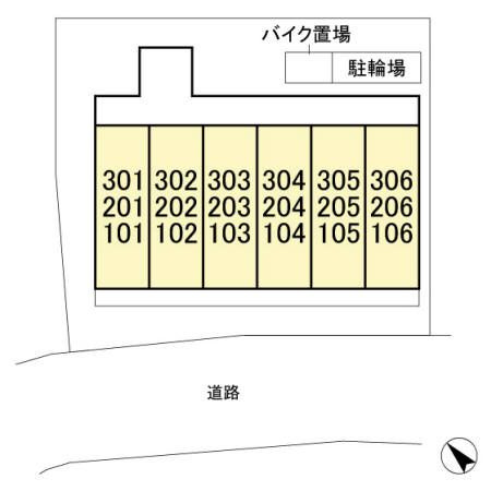 Magnolia cout［マグノリアコート］の区画図