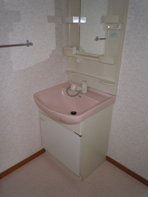 カーサあんとく壱番館の洗面所|脱衣スペースもあります