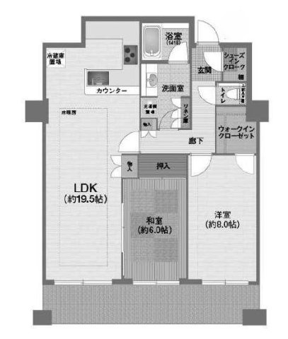 N4.TOWER（エヌフォー・タワー）の間取り