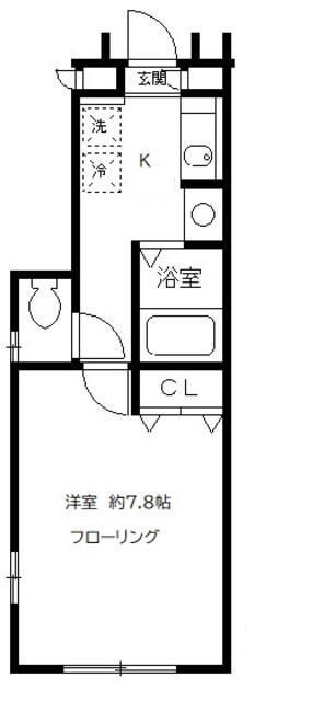 原町アパートメントの間取り|間取りです。