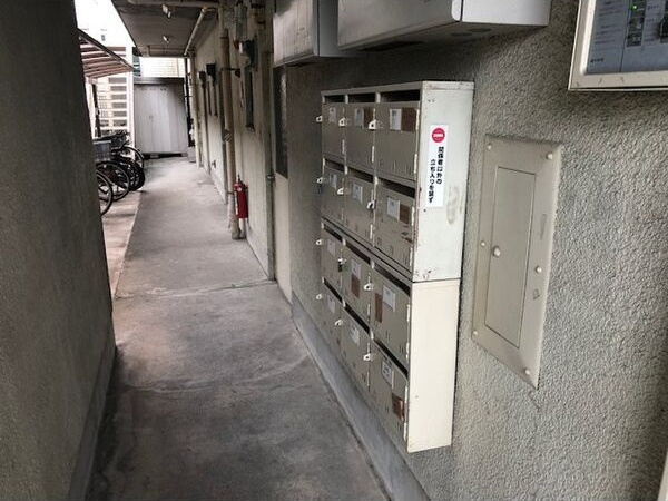 赤坪公園マンションのエントランス