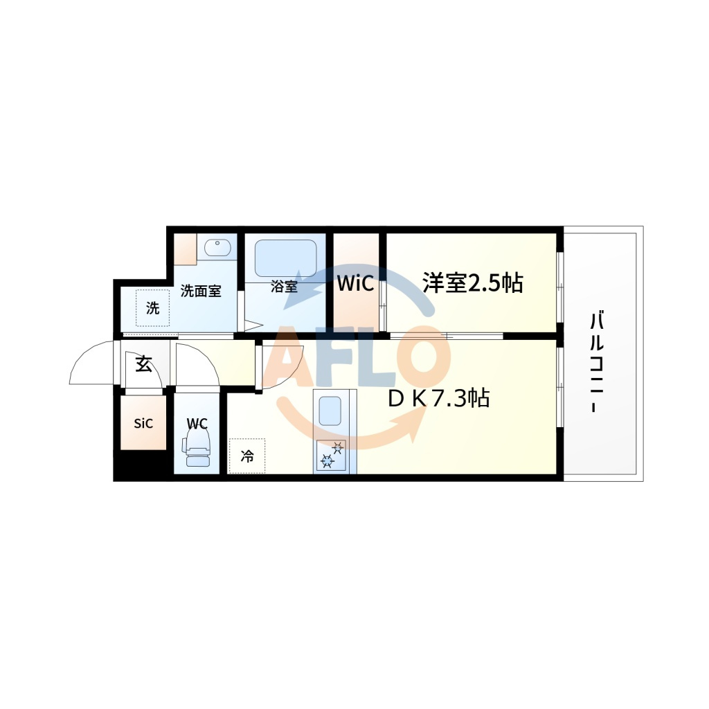 ブランシエスタ都島通の間取り|ブランシエスタ都島通　間取り
