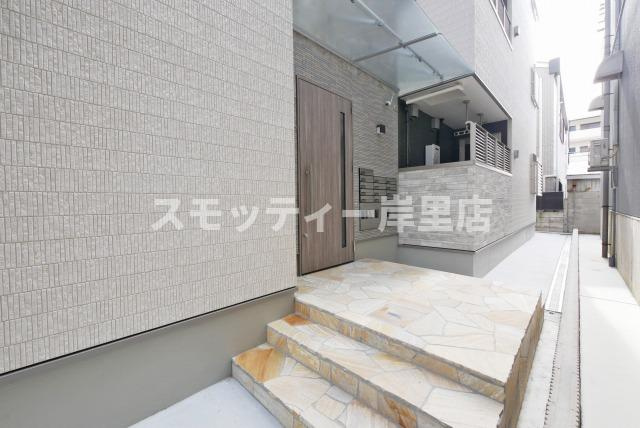 フジパレスあびこ駅北のエントランス