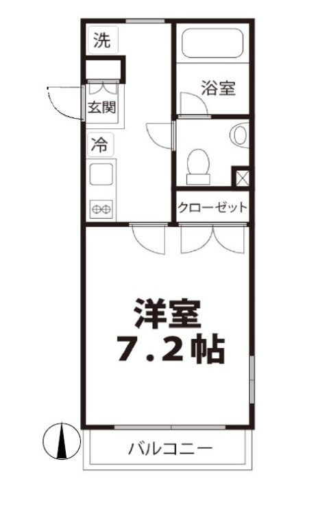 センチュリー小平美園町マンションの間取り