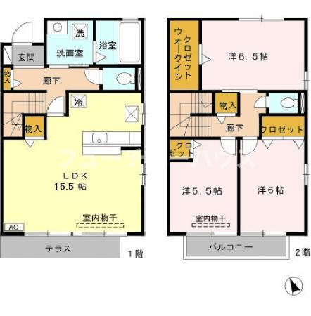 メゾングレース　Ｇの間取り
