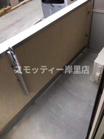 セジュールたまでのバルコニー