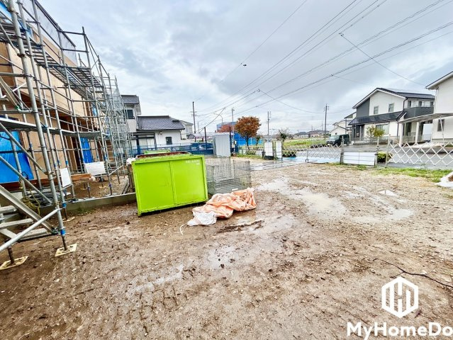 春日井市前並町　7期の前面道路含む現地写真