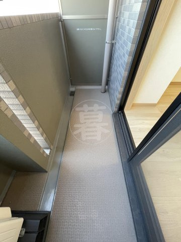 ルーブル川崎都町弐番館のバルコニー