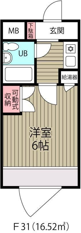 浦安市北栄１丁目の賃貸マンションの間取り