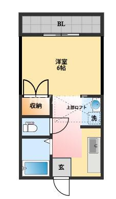 プチメゾンくれもの間取り